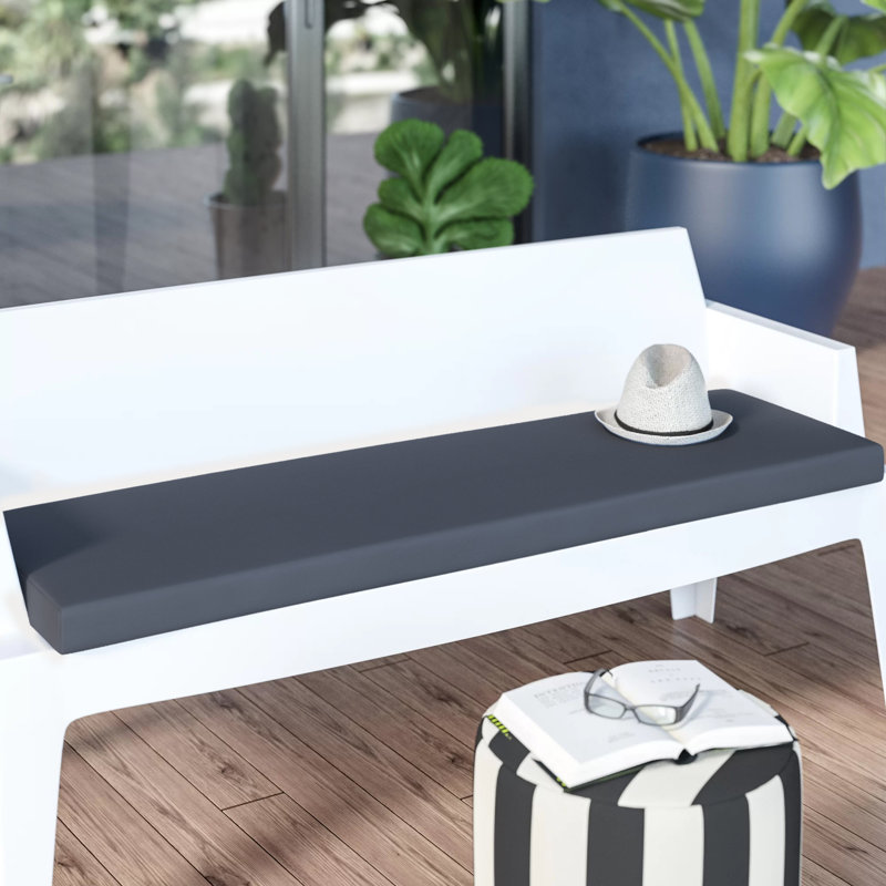 Outdoor 3'' Bench Cushion, 3" H x 48" W x 19" D, Polyester