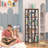 Fortis 54"H x 15.8"W x 15.8"D Rotating Bookcase, Coner bookshelf-1352168619
