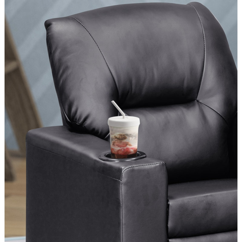 Oakley Kids Recliner Vegan Leather Onyx, Black