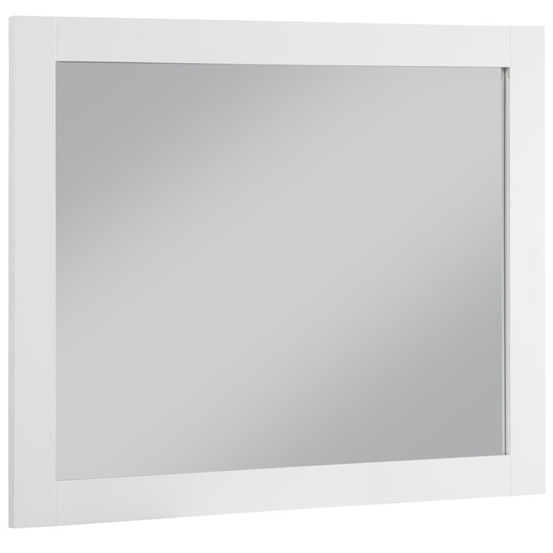 Miroir de salle de bain Kleier, 36 po x 44 po, Blanc