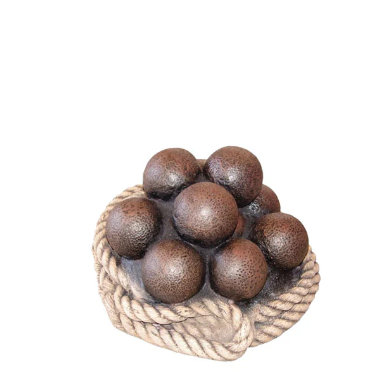 Statue taille réelle Marwanga Cannon Balls And Rope