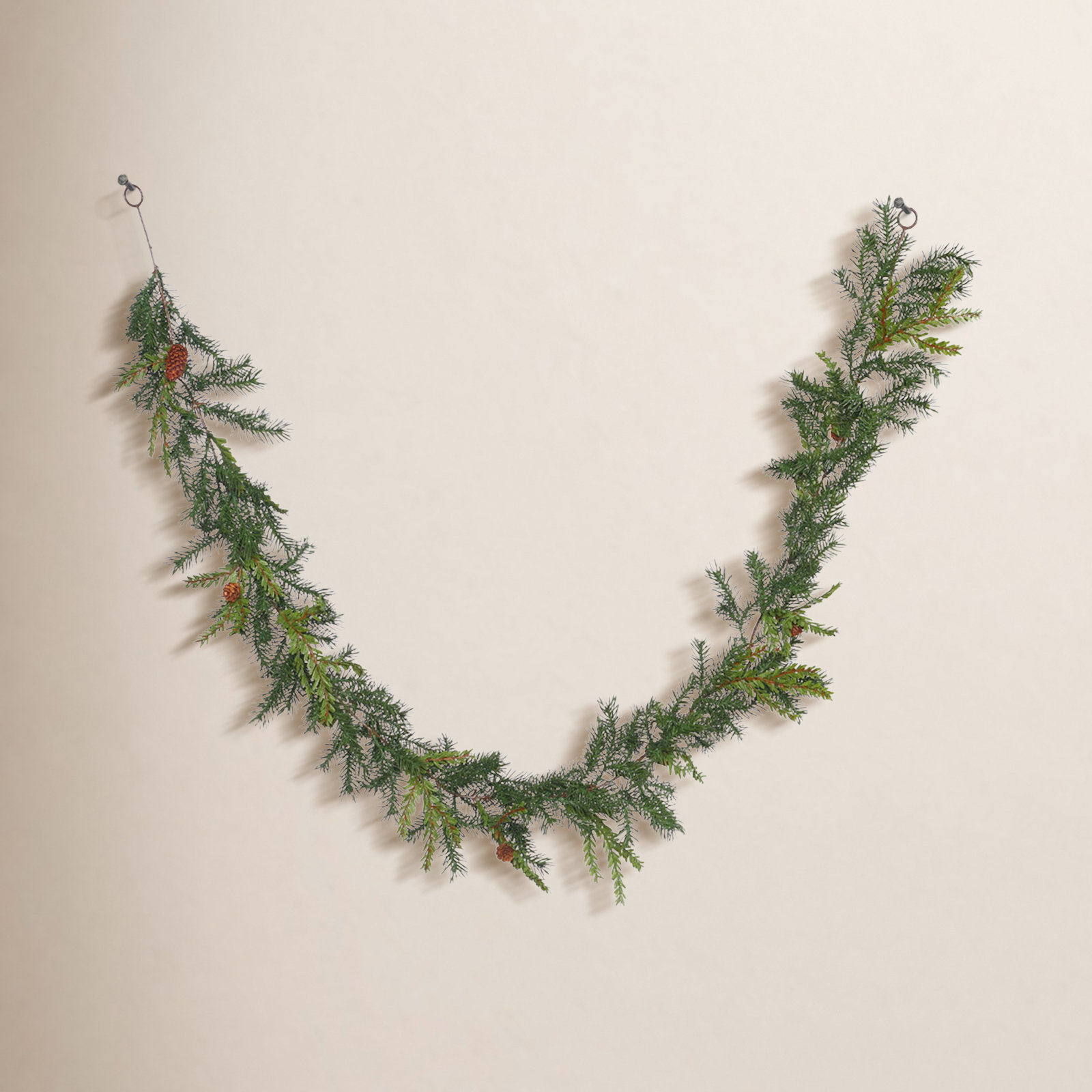 Hemlock 72'' in. Faux Pine Garland