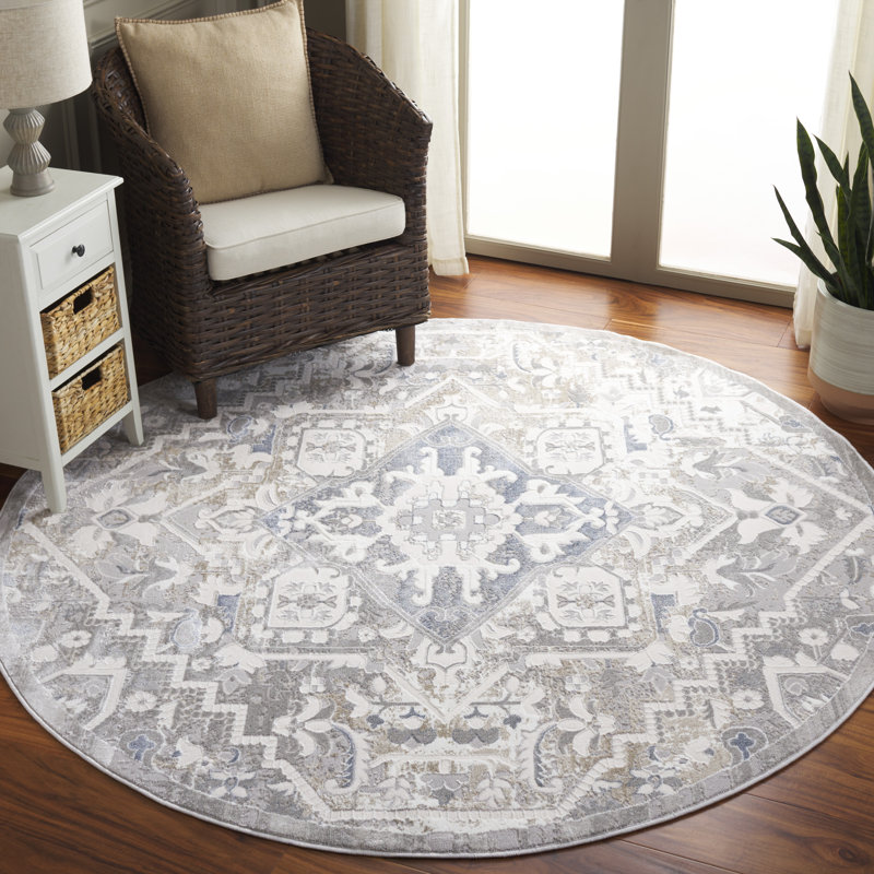 Wiltsey Performance Oriental Rug, Round 6'7"