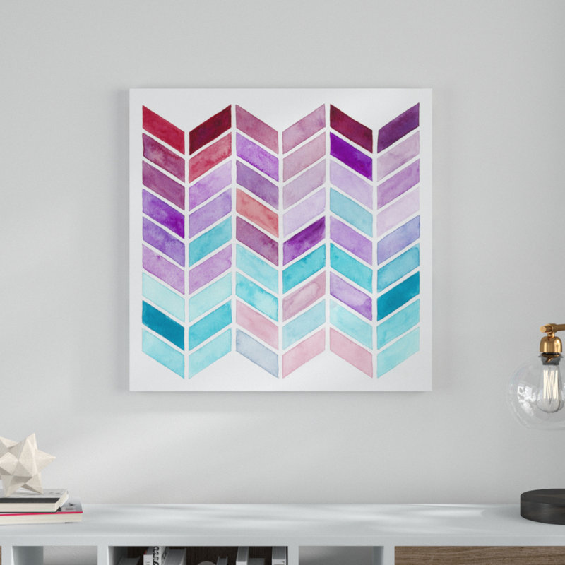 «Geometric Trance I», impression sur toile, H 30 po x l 30 po