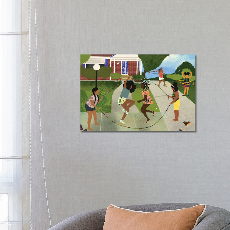 With My Cousins Nem by DeeLashee - Print on Canvas, Wrapped Canvas, 66.04 cm H x 45.72 cm W x 3.175 cm D