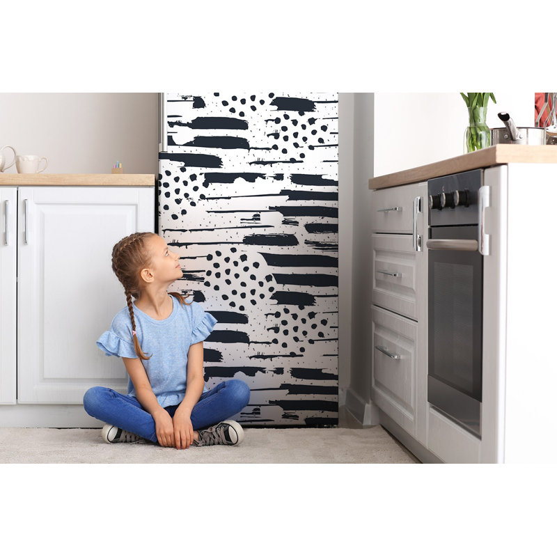 Abstract Door Decal, 190cm H x 70cm W