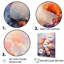 Collage multicolore de coquillages côtiers sur toile-27264599-27264606