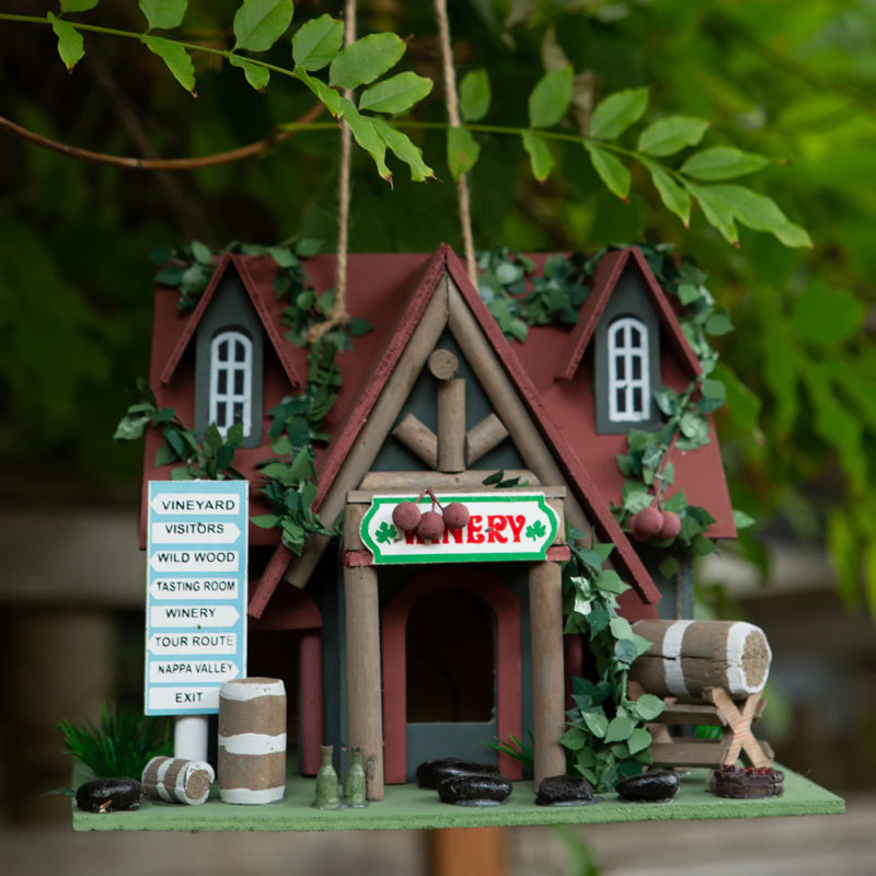 COTTAGE WINery BIRDHOUSE