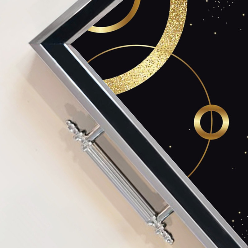 Élégant plateau en verre de 19,7 po x 11,4 po x 1,4 po | Fabrication 100% verre durable | Facile à nettoyer avec un chiffon humide | Idéal pour le service, la présentation décorative et l'organisation | Ajout élégant à la décoration intérieure