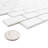 Metro Subway Matte White 11-3/4" x 11-3/4" Porcelain Mosaic Floor and Wall Tile