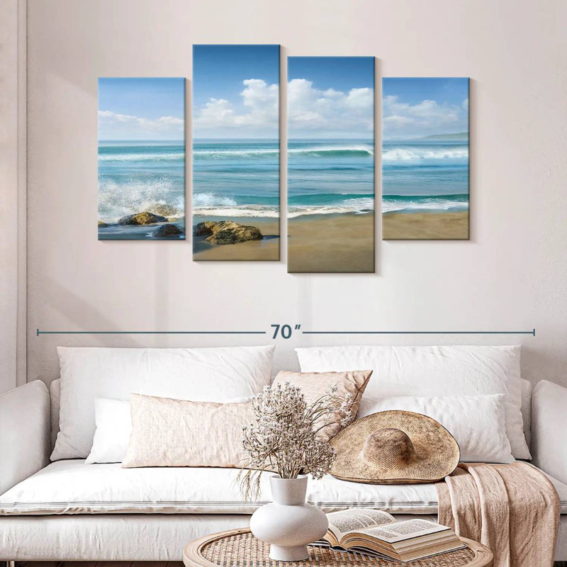 Sweeping Blue, 32" H x 52" W