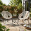 Ensemble de chaises de patio en osier-131142837