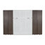Grand lit escamotable mural avec portes de rangement-1497813639
