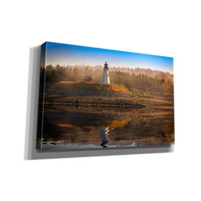 «Mulholland Point Lighthouse» par Rick Berk, art mural sur toile