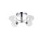 Plafonnier semi-encastré à 4 lumières sphériques 20,5 po Andi-692380400-692380403