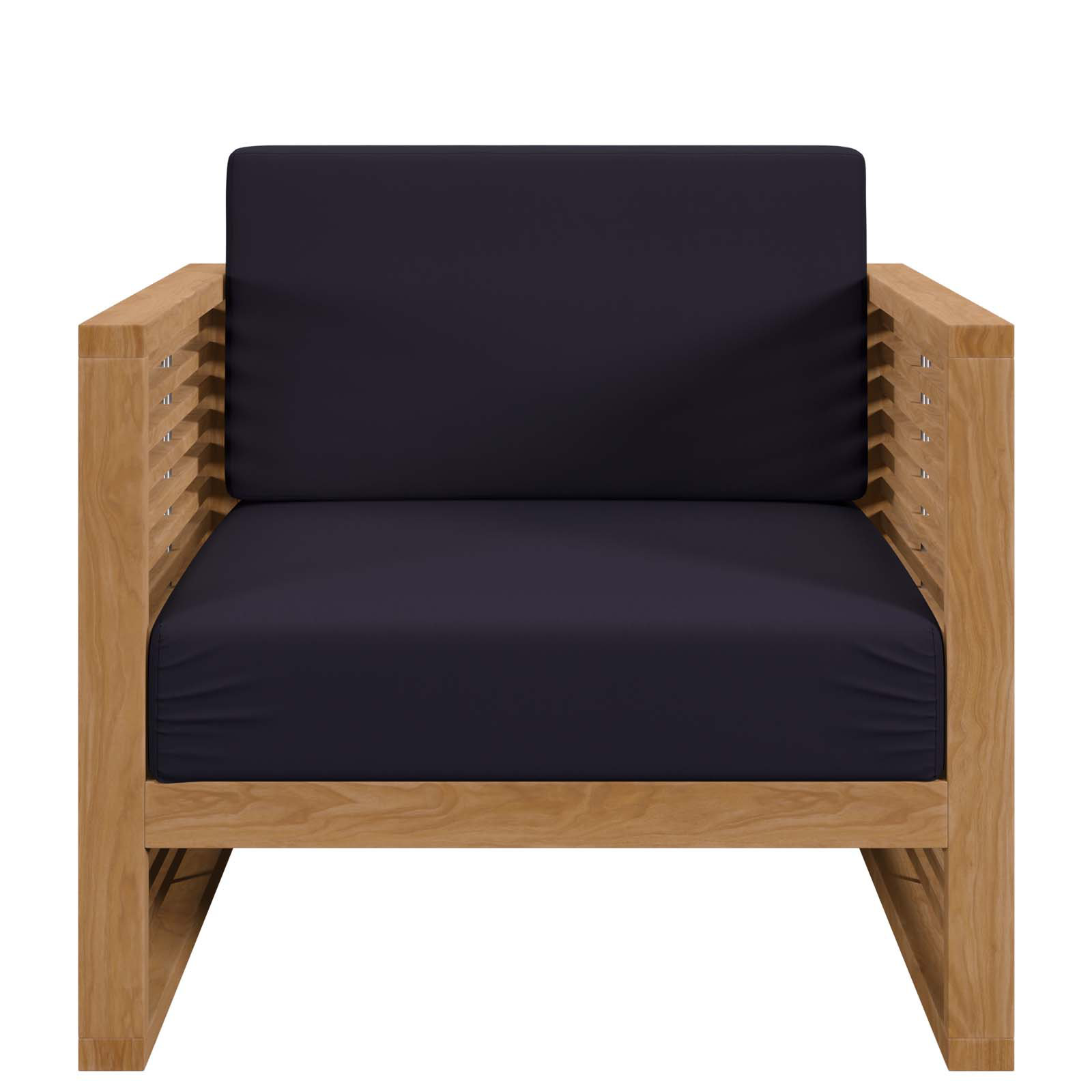 Joss & Main Rayana Teak Wood Outdoor Patio Armchair | Wayfair