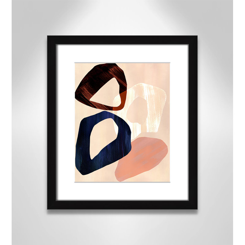 Loop III Print par Violets Print House, L 13 po x H 15 po, Imprimé mat, Noir satiné