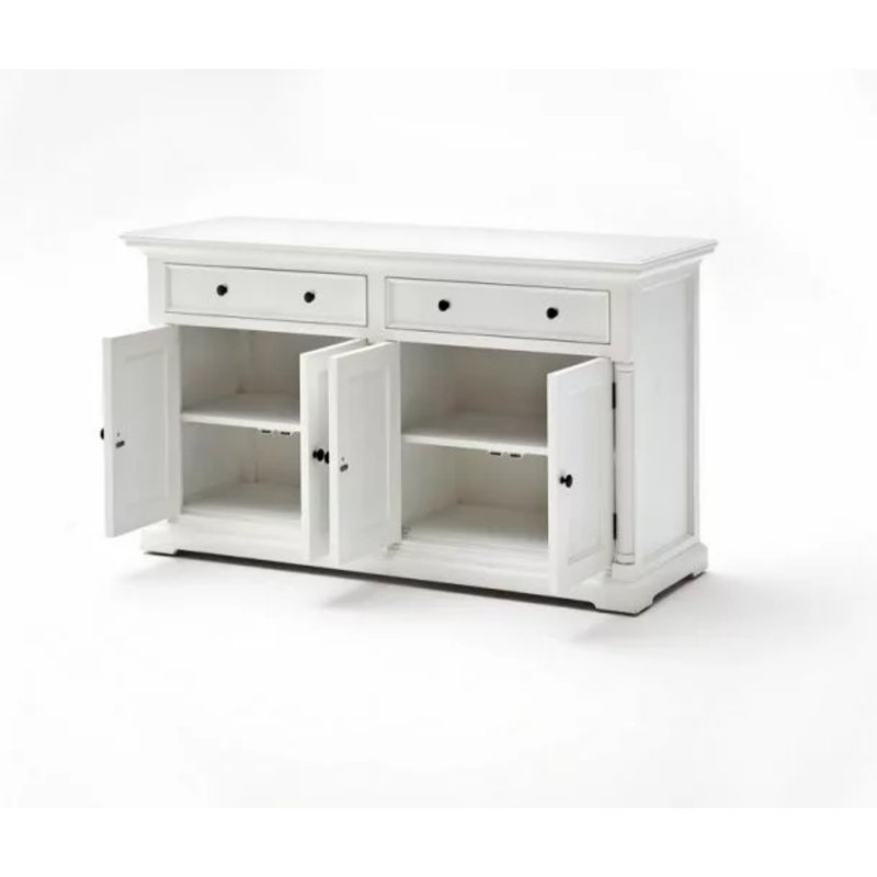 Buffet 2 tiroirs Idiaquez, Blanc