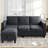 Degnan 76.4'' Upholstered Sofa Chaise-530921411