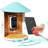 Birdfy Feeder AI By Subscription With Motion Detection Wireless Camera And Solar, Smart Bird Feeder for Outdoors, Blue