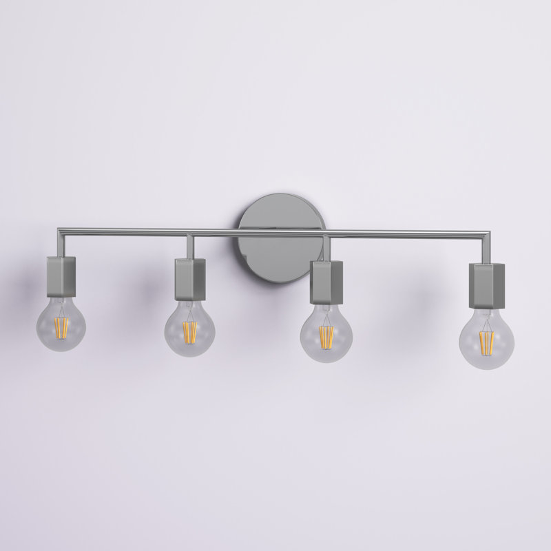 Chanh 4 - Light Dimmable Chandelier, Polished Chrome