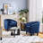 Robeson 28" Wide Velvet Barrel Chair-1215361040