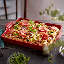 Emile Henry USA Pizza / Bread Non-Stick 1 -Piece Ceramic / Porcelain 12.5 in. Deep Dish Pizza Pan-825345722