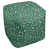 Mélange de polyester argent / vert
