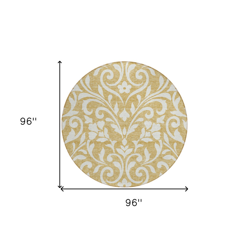 Tapis rond 8 po