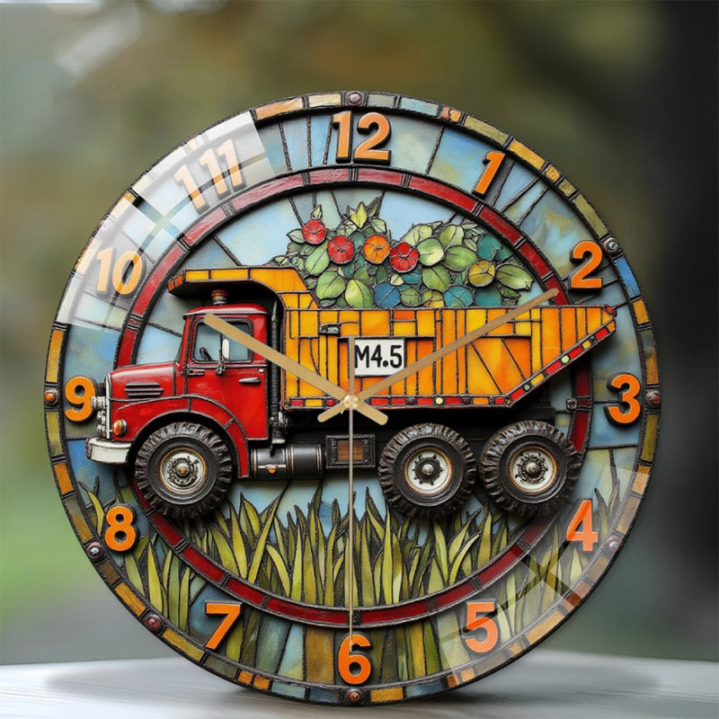 Horloge murale rétro 12 po