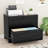 Maniram 35.43'' Wide 2 -Drawer Farmhouse Lateral File Cabinet, Wood Filing Cabinet for Home Office, Large File Storage Printer Stand for A4/Letter Size Files, with Anti-tilt Mechanism-77374085