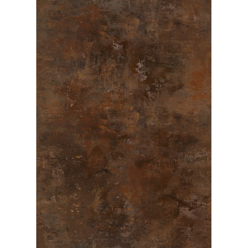 Sebbie 3M X 2.12M Matte Paste The Wall Mural, Rusty Brown
