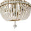 Lustre en perles de bois drapé-1978718497