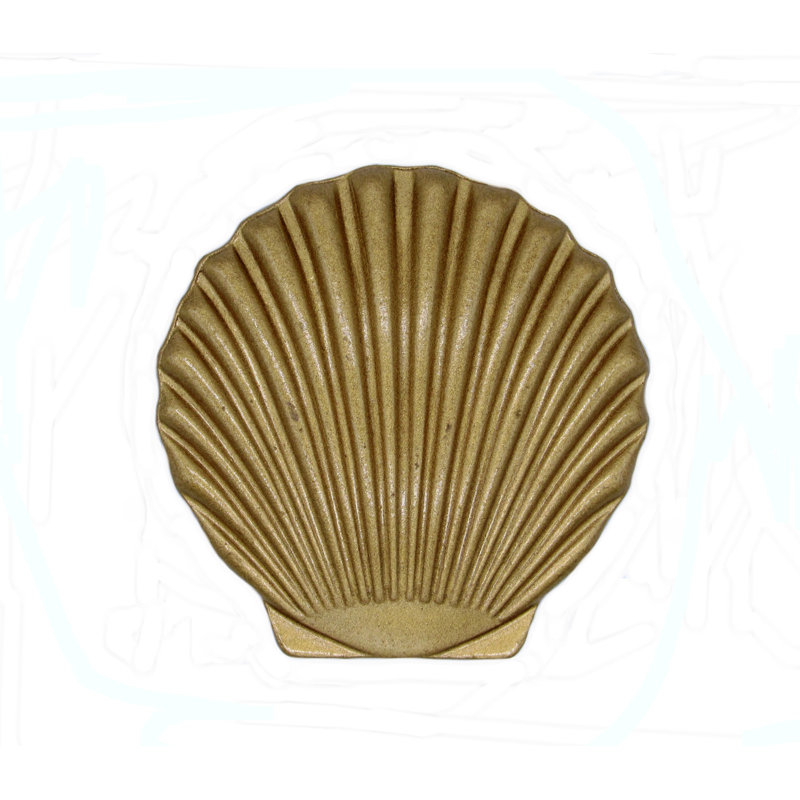 Poignée coquille surdimensionnée de 1 3/4 po de longueur, Cuivre OX
