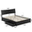Harlowe Wood Platform Bed with Storage Drawers-1356210685-1356210686