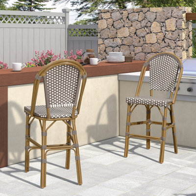 Varda Aluminum Outdoor 30'' Bar Stool
