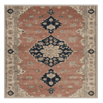 Tapis brun lavable à la machine