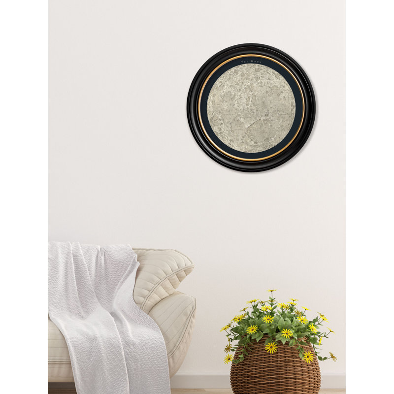 The Moon by Mid-1800s - Single Picture Frame Print on Archival Matt 230gsm Paper