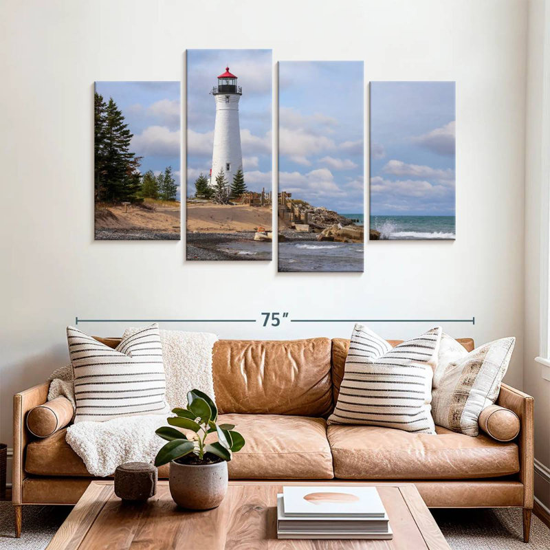 Phare pittoresque de Crisp Point, H 42 po x l 68 po