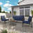5-Person Outdoor Wicker Metal Sofa Seating Set with Cushion-770076617