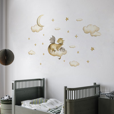 Dragon Baby Children's Room Wall Stickers