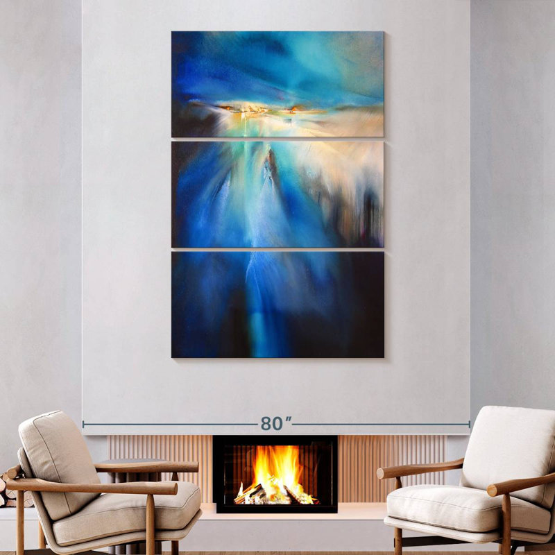 Avery Light On A Cold Winter Evening, 74" H x 48" W