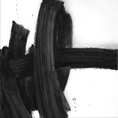 «Black Motion 1» par Scott Hile - peinture sur toile tendue