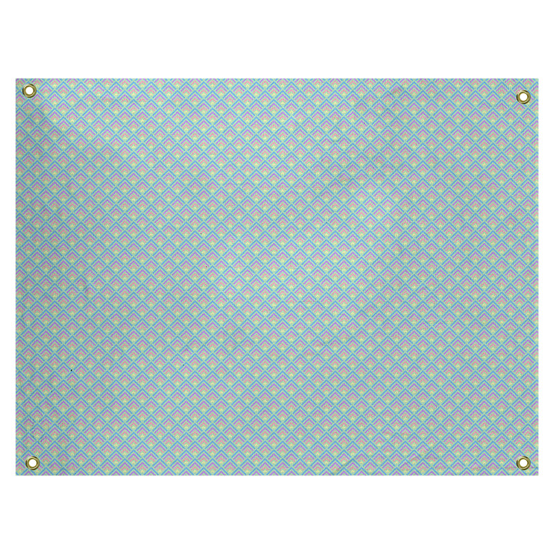Tapisserie dégradé géométrique par katelyn elizabeth Kitterman, Intérieur / extérieur, H 51,5 po x l 60,5 po