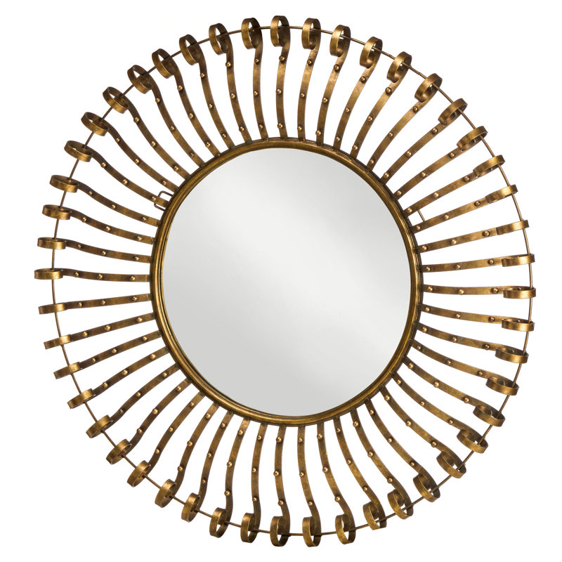 Randy Metal Flat Wall Mirror