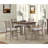 Counter Height Two Tone 4 Drawer Dining Table