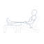 Line Outdoor Lounge Chair-1639866244