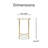 Martinit Marble Side Table