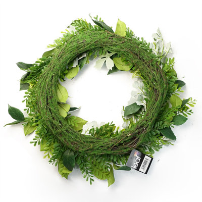 Faux Plastic 50cm Wreath