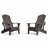 Morphew Foldable Outdoor Adirondack Chair With Ottoman-1712814828